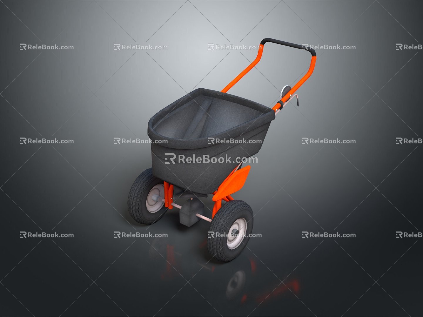 Modern wheelbarrow unicycle old wheelbarrow old wheelbarrow 3d model