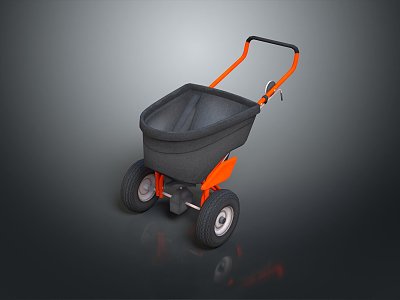 Modern wheelbarrow unicycle old wheelbarrow old wheelbarrow 3d model