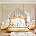 Modern Children's Room 3d model