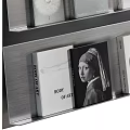 Stylish Diverse Books Magazines With Art Fashion Design Covers On Shelf