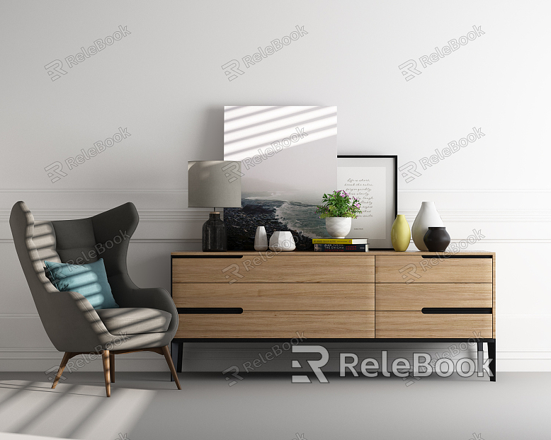 Modern Side Cabinet TV Cabinet model