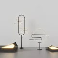 Modern Outdoor Lights with Geometric Shapes and Illuminated Design for Modern Outdoor Spaces