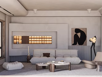 The Silent Living Room 3d model