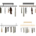 Modern drying rack automatic lifting drying rack 3d model
