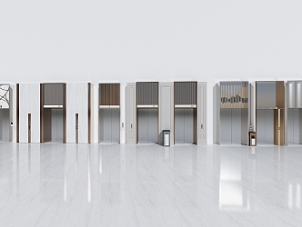 Modern Elevator Door Elevator 3d model