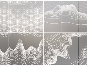 Perforated plate Perforated plate Perforated aluminum plate Hole plate Wall plate Hollow plate Background wall 3d model
