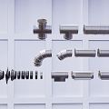 Industrial LOFT Piping Components 3d model