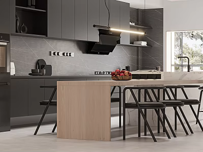 Modern restaurant 3d model