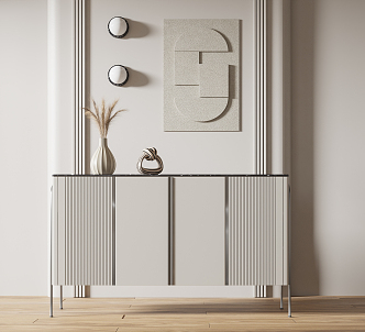 Modern Entrance Cabinet 3d model