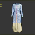 Minimalist White Long Sleeve Loose Top And Matching Pants Casual Outfit Design