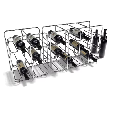 Modern Wine Rack Wine Rack 3d model