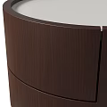 Shanghai Modern Round Storage Side Cabinet 18 3d model