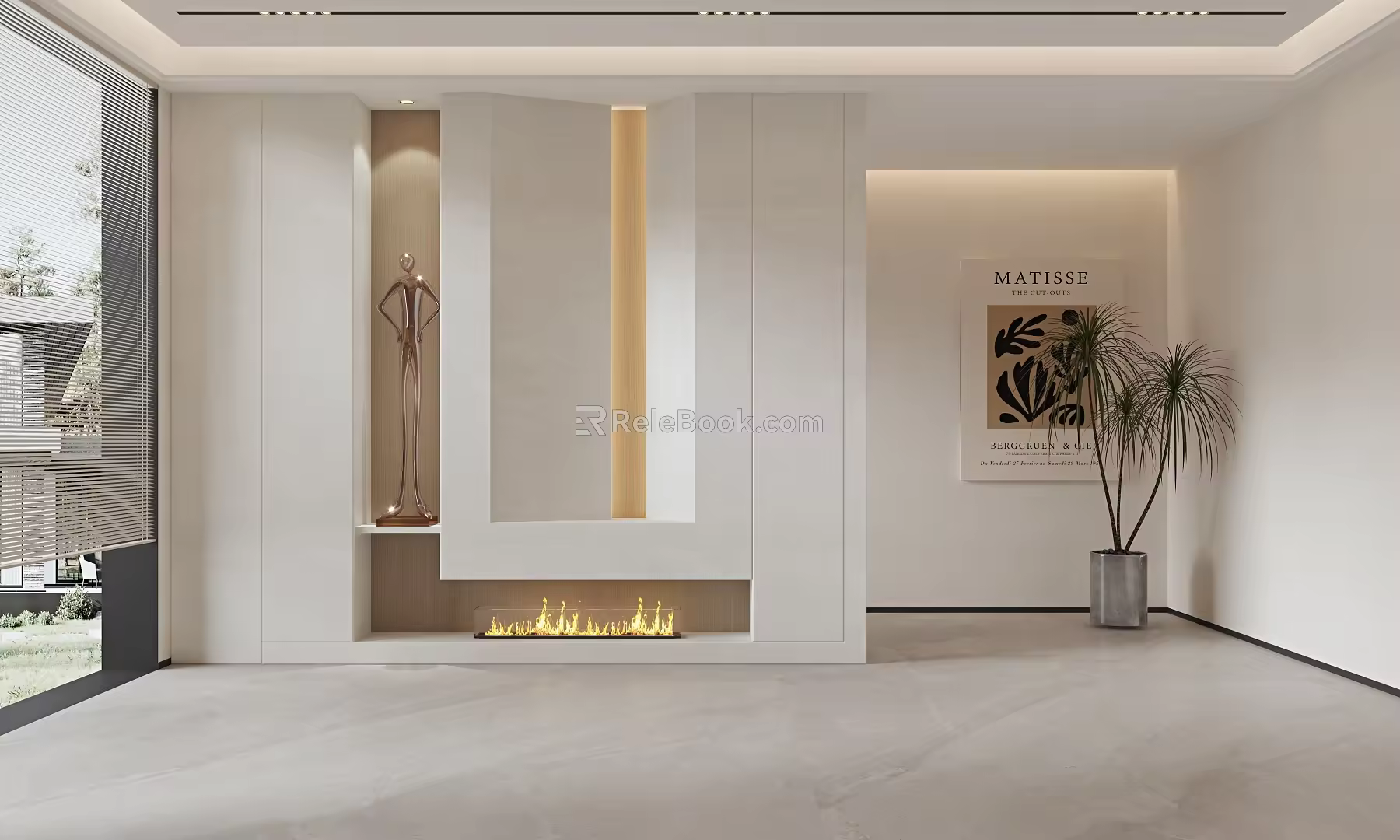 Modern Entrance 3d model