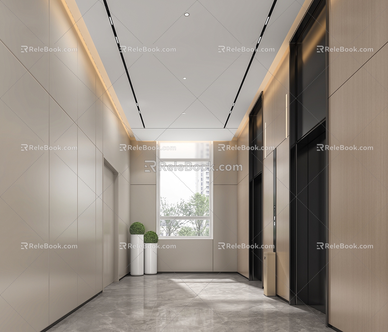 Elevator Elevator Hall Elevator Door Elevator Button Lobby Elevator Hotel Elevator 3d model