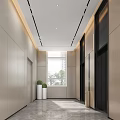 Elevator Hall Elevator Door Elevator Button Lobby Elevator Hotel Elevator 3d model