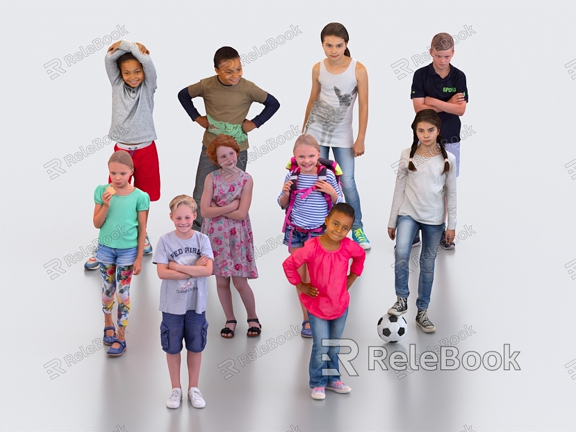 Multi-person child little boy baby child child little boy model