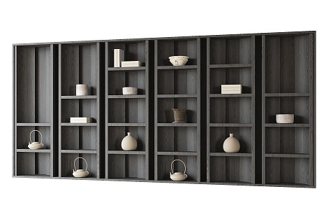 Modern Shelf Bookcase 3d model