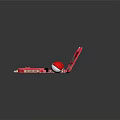 Modern game machine Pikachu game machine 3d model