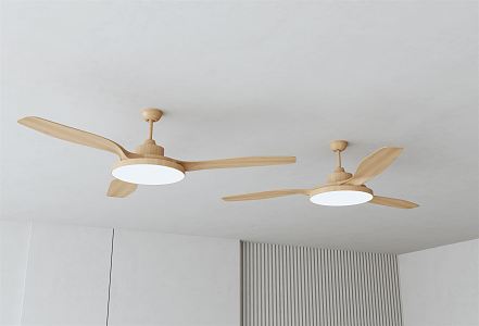 Modern ceiling fan light 3d model