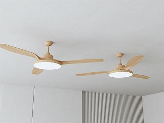 Modern ceiling fan light 3d model