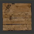 Rustic Table Crafted From Wooden Pallet Top And Rusty Metal Barrel Base