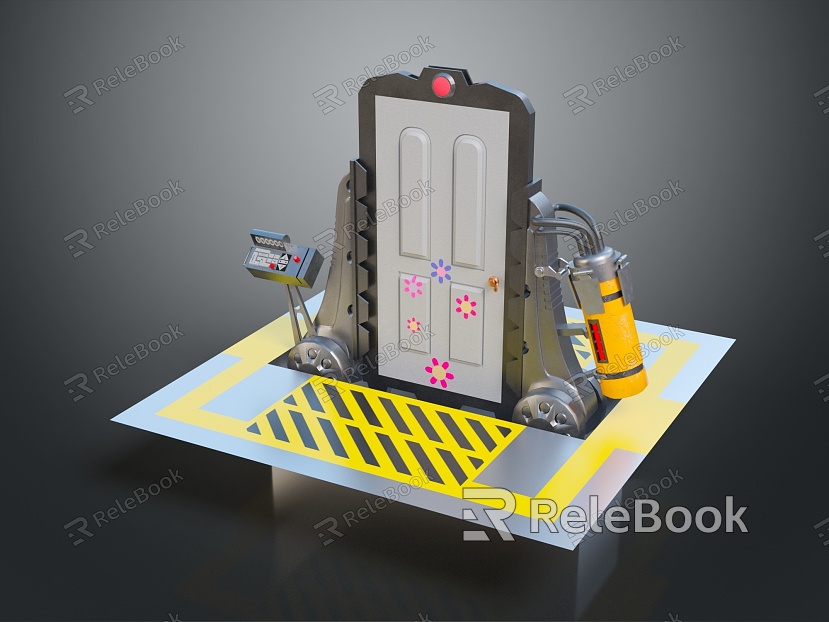 Science Fiction Door Steel Door Science Fiction Door Science Fiction Entrance Door Science Fiction Entrance Future Door Security Door Password Door model