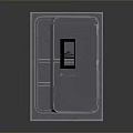 Household Safe With Open Door Digital Lock And Interior Shelves For Secure Storage