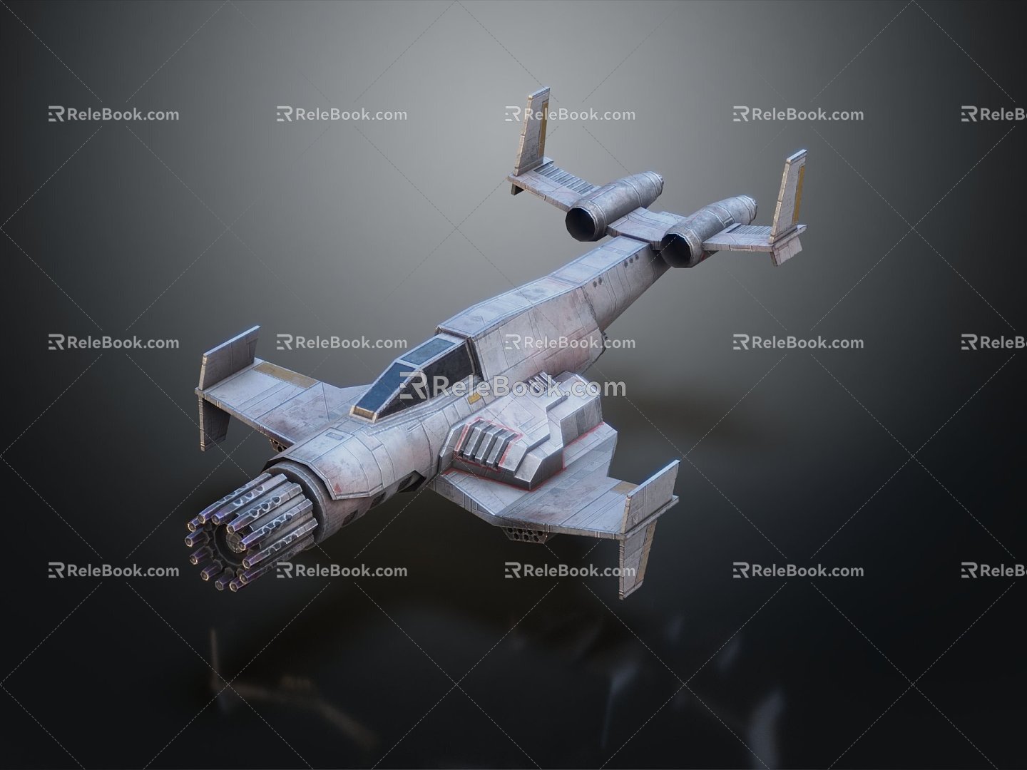 Modern Fighter Fighter Fighter Science Fiction Fighter 3d model