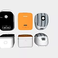 Modern Kitchen Rice Cookers With Various Colors And Multiple Designs 3d model