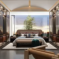 Modern Living Dining Room Interior Design With Sofa Coffee Table Decorative Painting And Plants