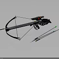 Tactical Hunting Crossbow With Carbon Arrows Scope And Outdoor Equipment