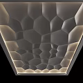 Special-shaped Ceiling Honeycomb Ceiling Polygonal Ceiling Restaurant Ceiling Hall Ceiling Tooling Creative Ceiling 3d model