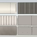 Modern Decorative Ornament Set with Various Textures and Neutral Tones for Home Styling