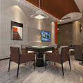 Modern Chess Room 3d model