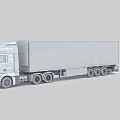 Modern Functional Cargo Box Truck With Multi Wheel Design For Commercial Transport