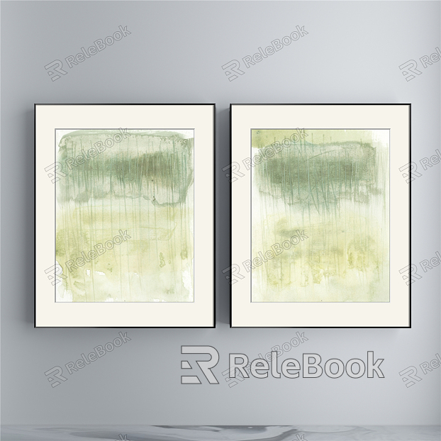 Modern abstract painting decorative hanging painting model