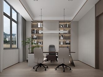 Modern Office Manager's Office 3d model