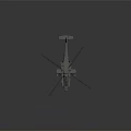 Military Helicopter With Rotors Cockpit Radar System And Advanced Aviation Design Details