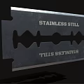 Durable Stainless Steel Blade With Intricate Cutout Design And Engraved Text