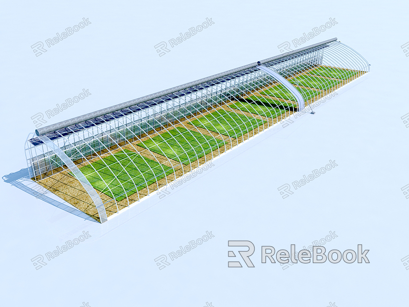 Modern Greenhouse Greenhouse Greenhouse Picking Garden Structure Diagram Greenhouse Frame Picture Scroll Motor Solar Greenhouse model