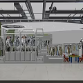 Modern ULLU Clothing Store Interior With Mannequins Clothing Displays And Bright Lighting
