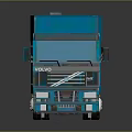 Detailed Blue IVECO Truck 3D Model With Cab And Chassis Design