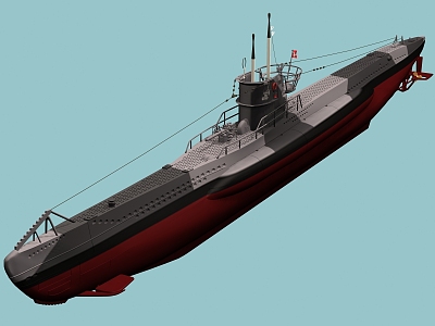 Submarine 3d model