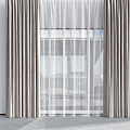 Modern Curtains 3d model