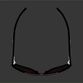 Carrera Stylish Oversized Sunglasses With Red Lenses Black Frame Double Bridge Design