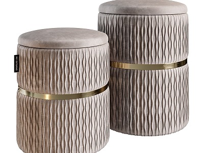 Two-piece ottoman Verona 3d model