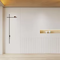 Modern background wall Minimalist background wall 3d model