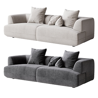 Modern Double Sofa Double Sofa 3d model