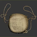Natural Straw Woven Storage Basket With Lid And Rope Details For Home Organizing