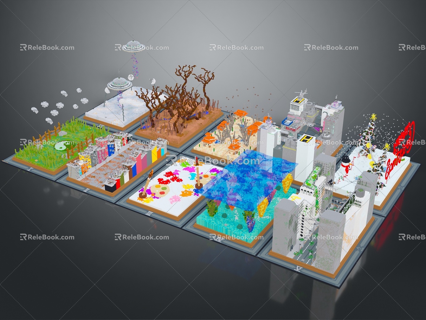 Game Environment Game Scene Fairy Tale Scene Fairy Tale Magic Scene Magic Item 3d model